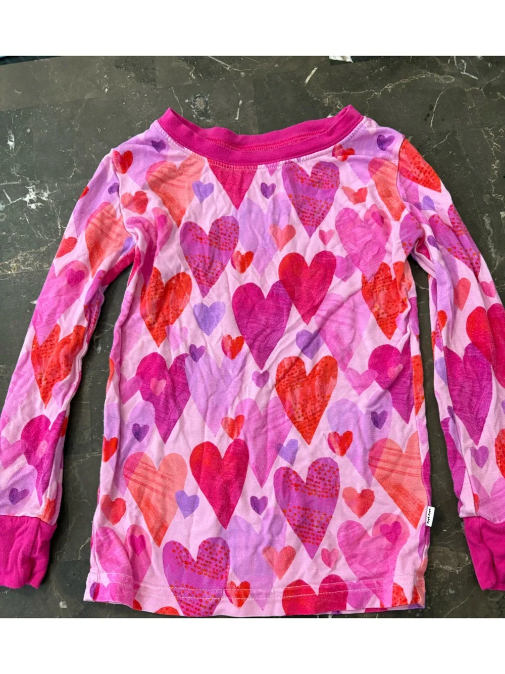 Little sleepies pink hearts